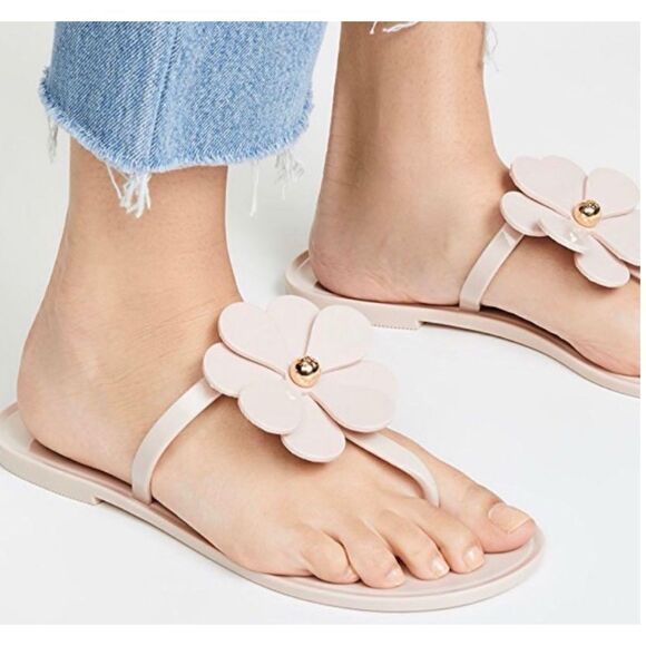 Tory Burch Flower Jelly Sandals in Pastel Size 8 / Exellent - Picture 1 of 10